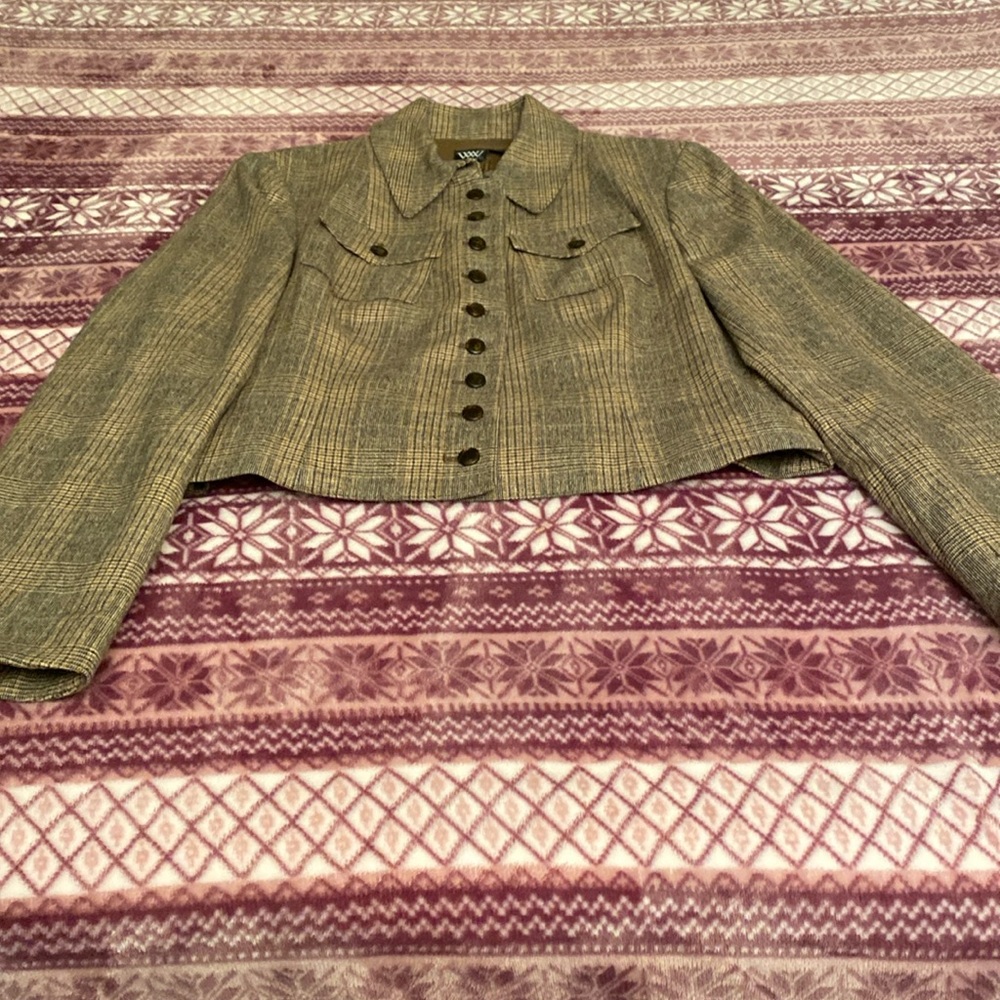 Blazer jacket size 14 made from W of Worth
Italian wool & polyester.